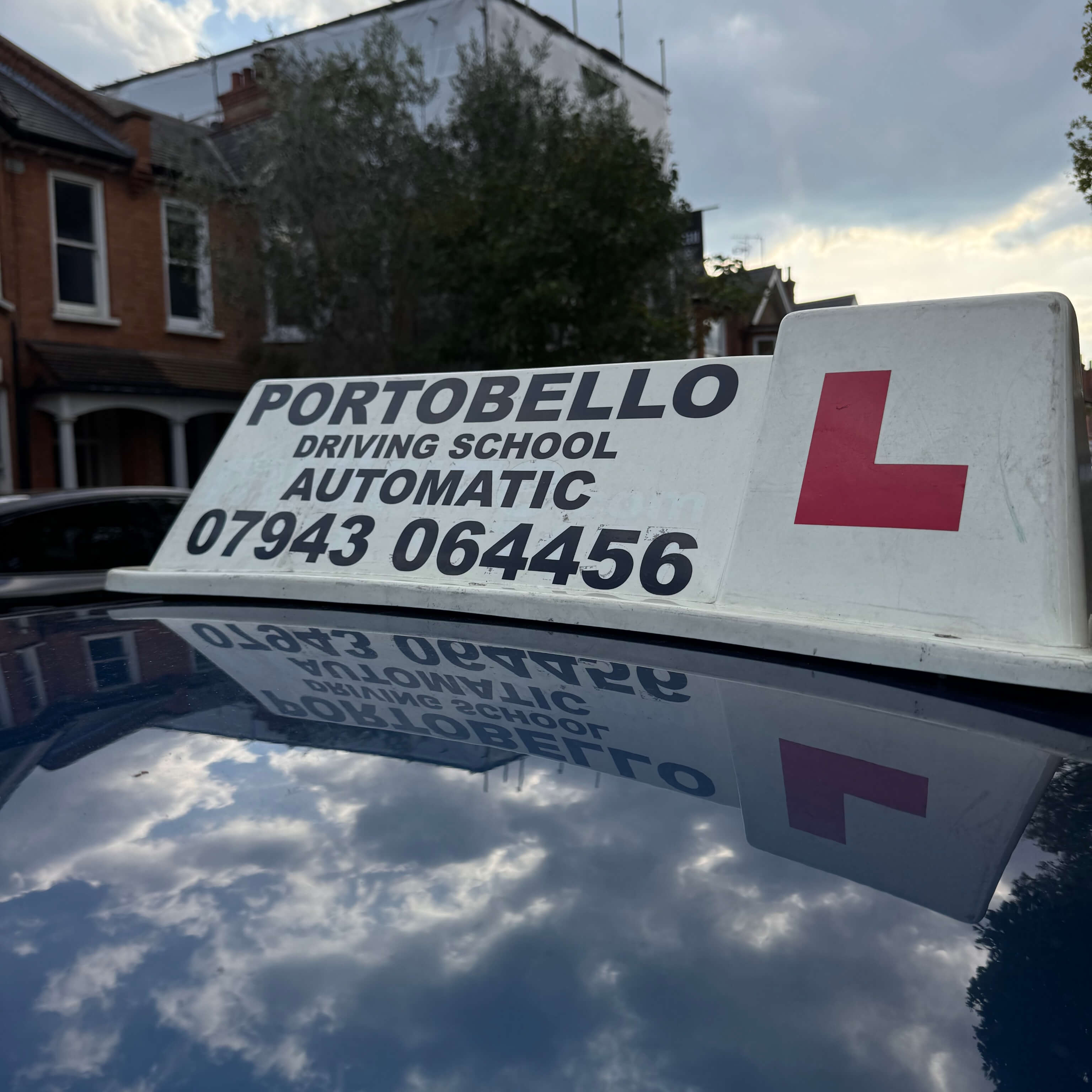 Driving in West London from the instructor’s view